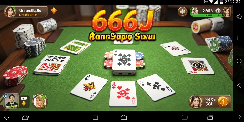 Gameplay seru dan menantang dari 666J Gaple.