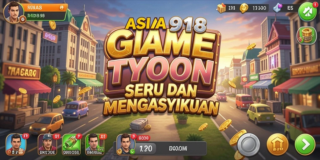 Screenshot ASIA918 menampilkan gameplay Tycoon yang mengasyikkan.