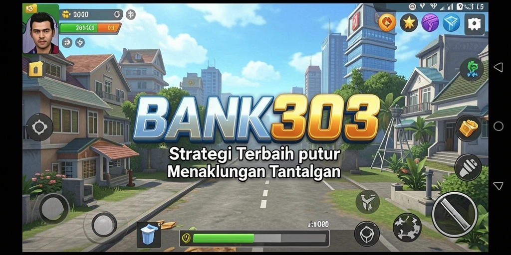 Tampilan gameplay strategis yang mengesankan dari BANK303.