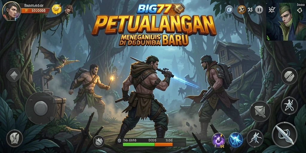 Tampilan gameplay BIG77 yang mendebarkan di dunia petualangan.