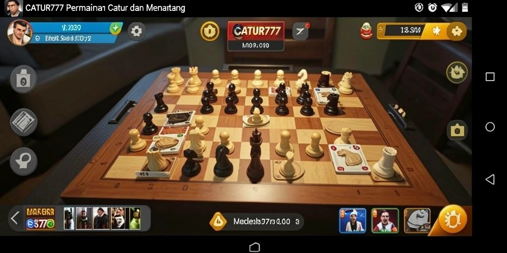 Tampilan gameplay CATUR777 yang menarik dan penuh strategi.