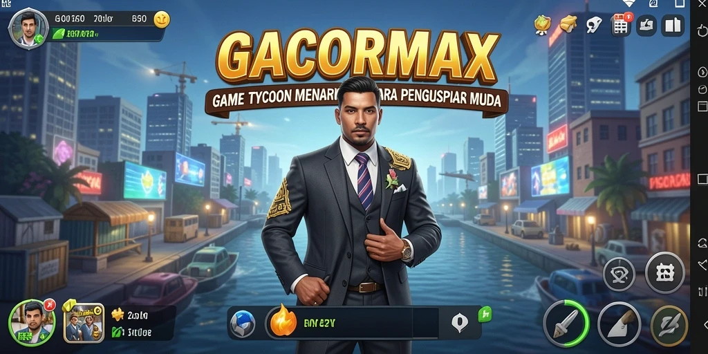 Tangkapan layar GACORMAX yang menunjukkan keseruan gameplay Tycoon.