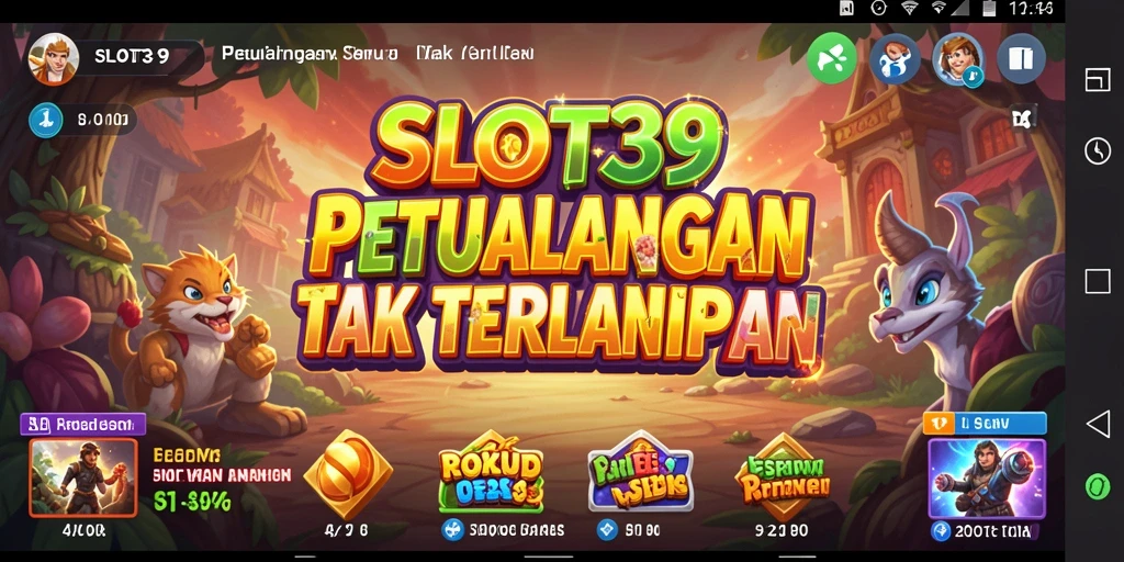 Tampilan menarik dari gameplay petualangan SLOT39 yang penuh tantangan.