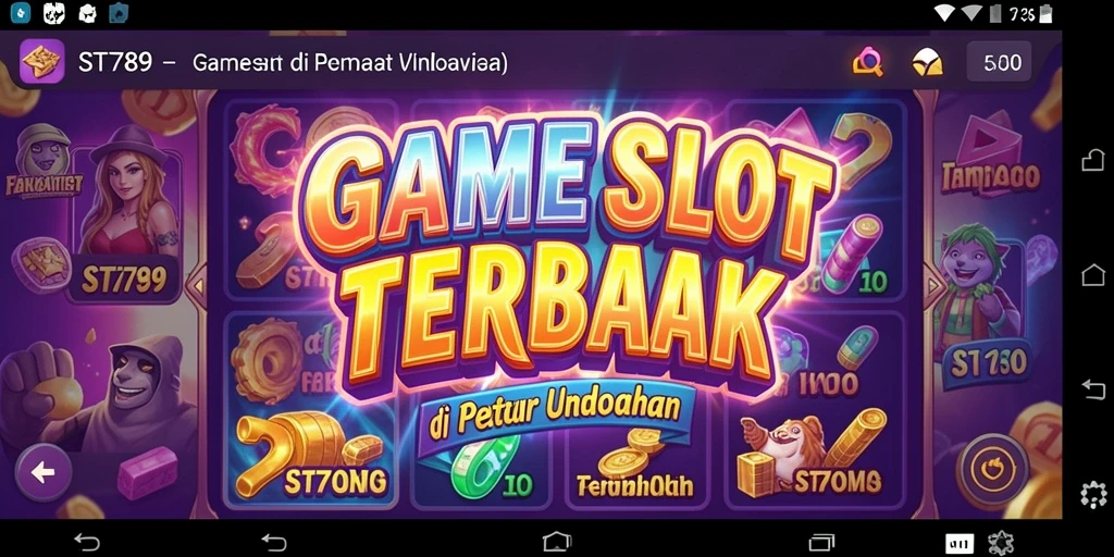 Screenshot gameplay ST789 yang menunjukkan suasana menarik dan fitur bonus.