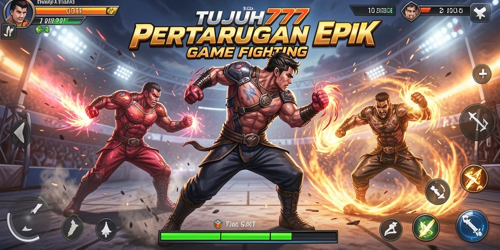 Gameplay seru dengan pertarungan langsung di TUJUH777.